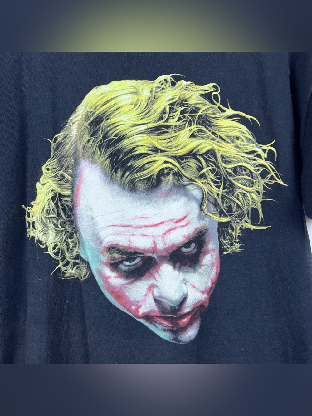 The Dark Knight Batman Promo T-shirt Vintage 2008 Joker Heath Ledger Womens XL - Picture 3 of 9